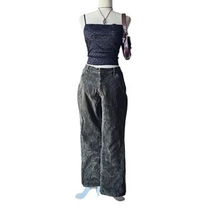 St. John's Bay Green Whimsigoth Granola Corduroy Pants